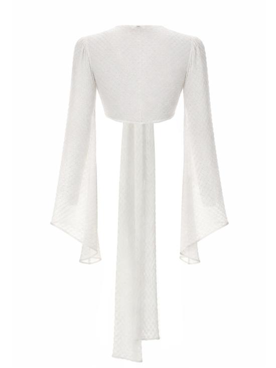 26SS 미소니 긴팔 티셔츠 MC26SK01 BR014RS01JW WHITE - MISSONI