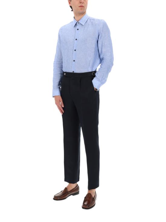 26SS 보스 스트레이트 팬츠 50563231 1027869402 BLUE - BOSS