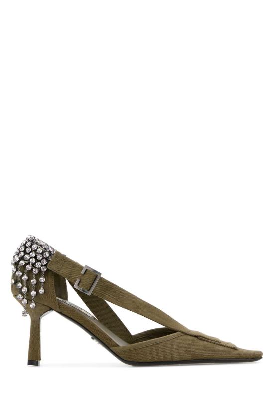 26SS 프라다 힐/펌프스 1I443OFB075010 F0161 MILITARY GREEN
