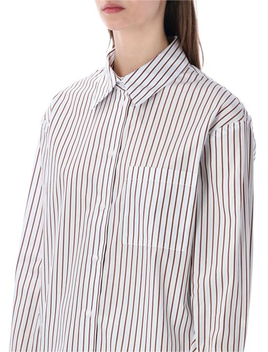 26SS 루루 셔츠 MAUD DARKREDL DARK RED LIGHT BLUE - LOULOU