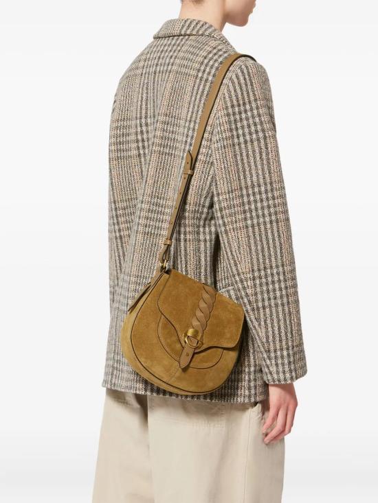  이자벨마랑 알타이 스웨이드 가죽 스몰 숄더백 BF0099FA C2C21M50TA GREY - ISABEL MARANT