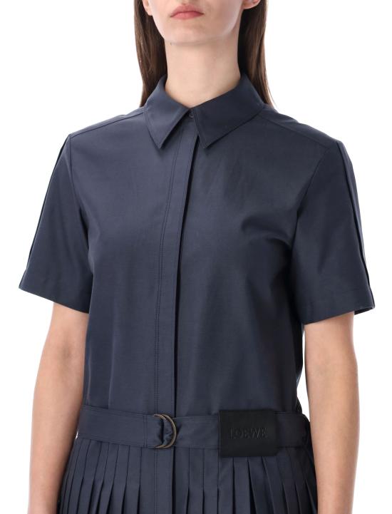 26SS 로에베 미디 원피스 S359Y09XKP 5110 NAVY BLUE - LOEWE