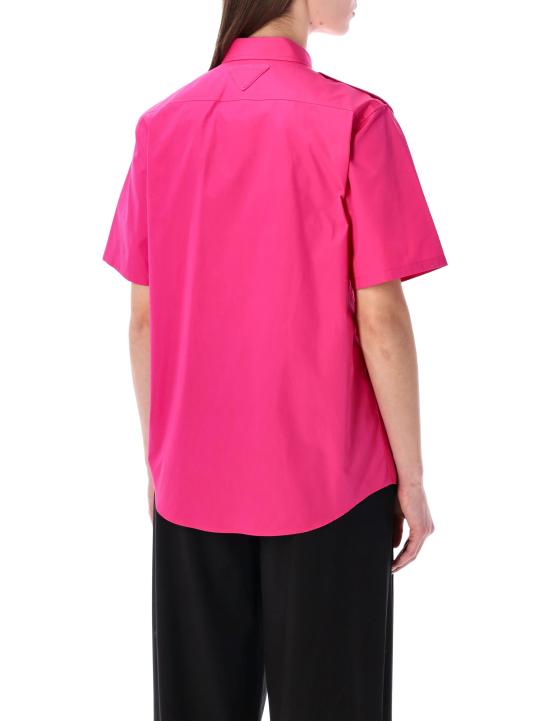 26SS 프라다 셔츠 P432J1XV2 F0029 FUCHSIA - PRADA