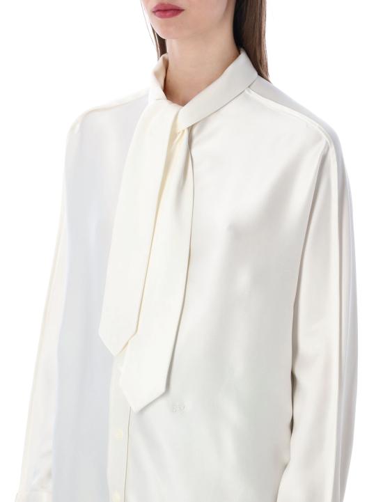 26SS 보테가베네타 셔츠 862348V6H10 9071 CHALK WHITE - BOTTEGA VENETA