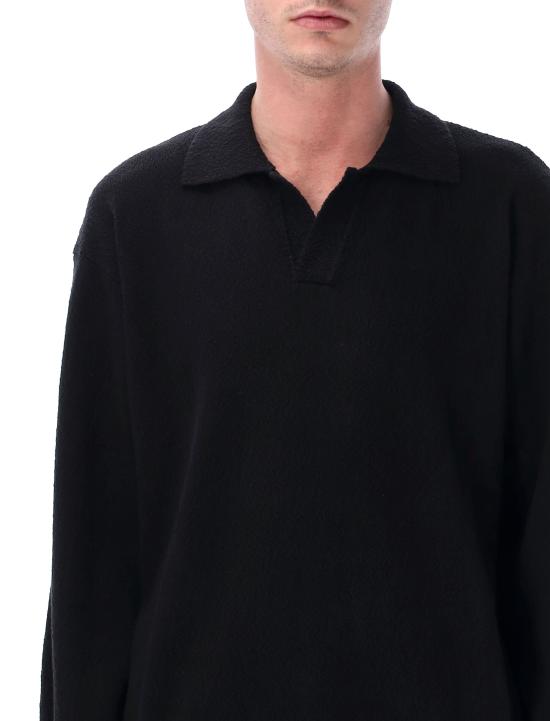 26SS 로베르토 콜리나 스웨터 261MYA25104 9 BLACK - ROBERTO COLLINA