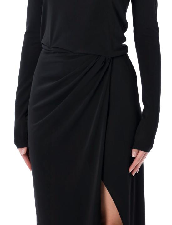 26SS 안다마네 롱 원피스 T190149ATJP073 999 BLACK - ANDAMANE