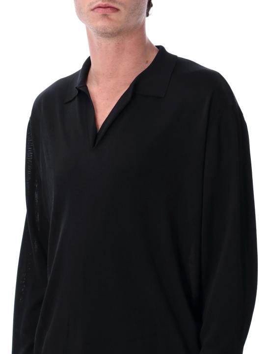 26SS 로베르토 콜리나 스웨터 261MYA16004 9 BLACK - ROBERTO COLLINA