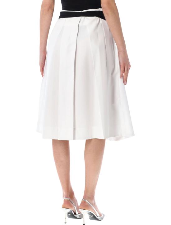 26SS 프라다 미디 스커트 P157IG1000 F0009 WHITE - PRADA
