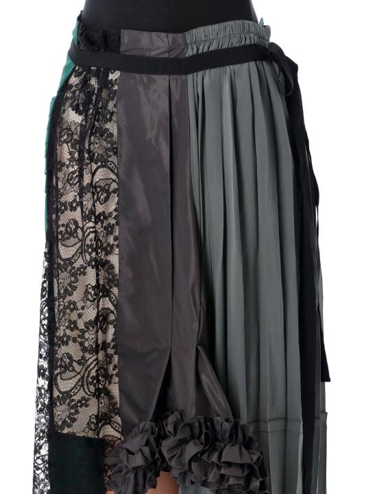 26SS 프라다 미디 스커트 P147IG19QW F063H HEMATITE - PRADA