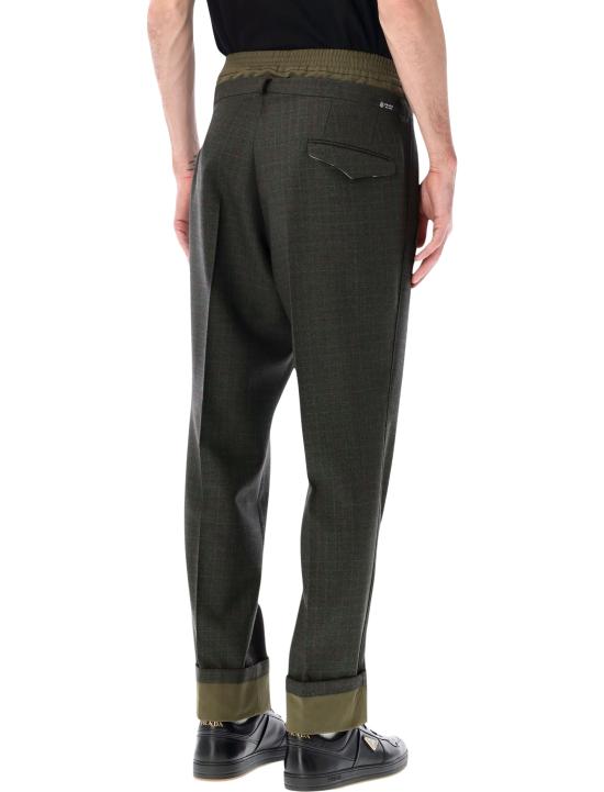 26SS 프라다 울 팬츠 코튼 UP039818U7 F0342 BOSCO - PRADA