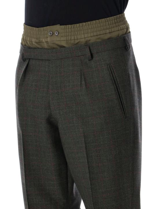 26SS 프라다 울 팬츠 코튼 UP039818U7 F0342 BOSCO - PRADA