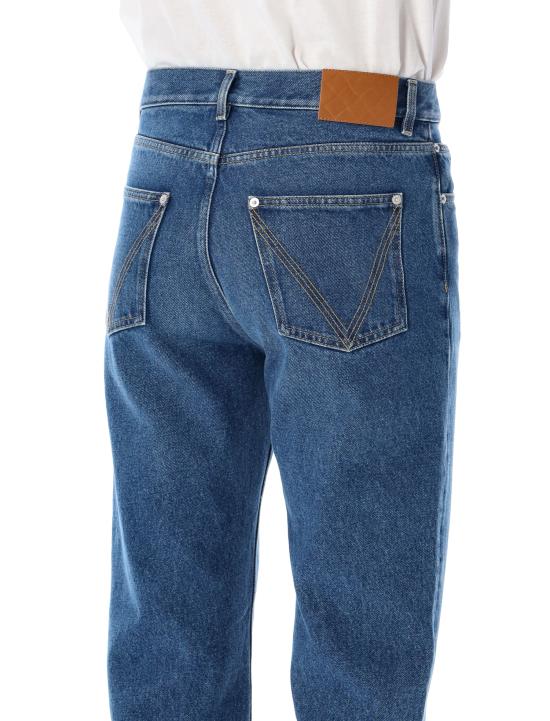 26SS 보테가베네타 스트레이트 팬츠 861558V69P0 4300 MID BLUE - BOTTEGA VENETA