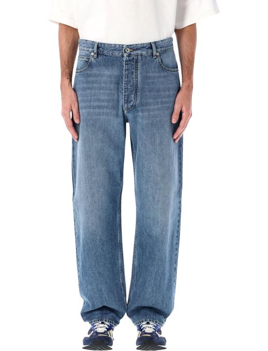 26SS 보테가베네타 스트레이트 팬츠 813512V42W0 4715 MID BLUE