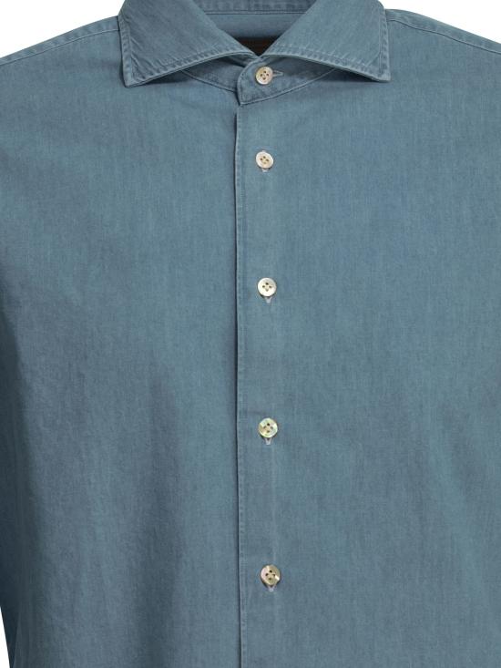 26FW 보리엘로 긴팔 셔츠 90952DENIM LIGHT BLUE - BORRIELLO