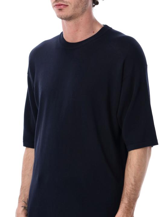 26SS 로베르토 콜리나 반팔 티셔츠 261MYA11021 10 NAVY - ROBERTO COLLINA