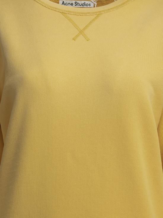  아크네 스튜디오 워시드 로고 스웨트셔츠 CI0216ABU YELLOW - ACNE STUDIOS