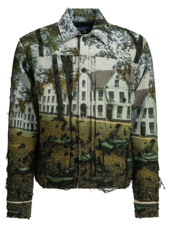 26SS 와타나베 준야 자켓 WQJ030S261GRNBKLGTBLU GREEN