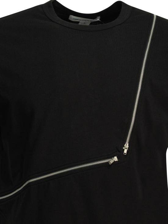 26SS 꼼데가르송 반팔 티셔츠 FQT012S261BLACK - COMME DES GARCONS