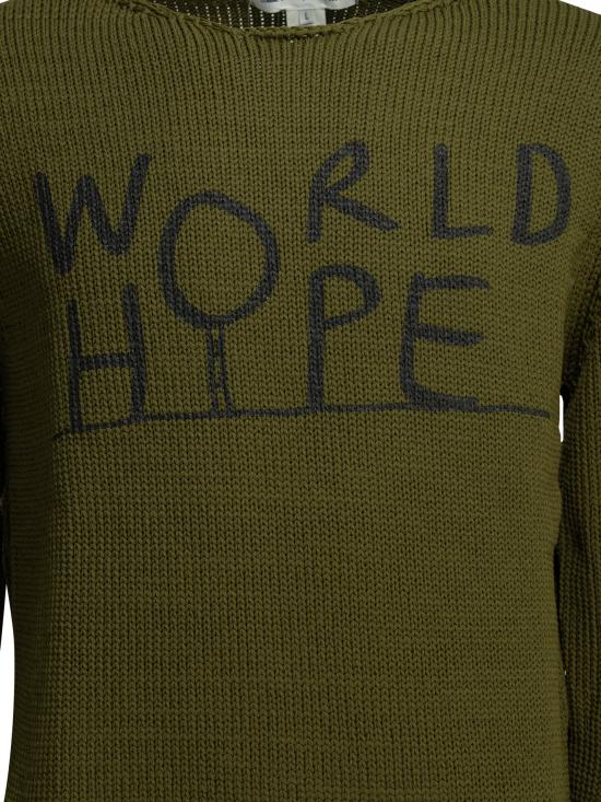 26SS 꼼데가르송 스웨터 FQN004S262NAVY GREEN - COMME DES GARCONS