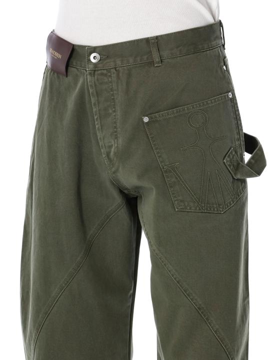 26SS JW앤더슨 스트레이트 팬츠 DT0126PG1933 276 WASHED GREEN - JW ANDERSON