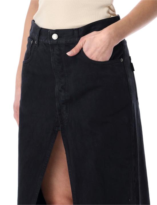 26SS 하이쿠레 롱 스커트 HEW08111GF183PX T0491 CARBON - HAIKURE