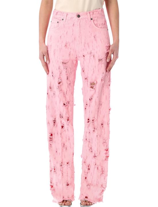 26SS 하이쿠레 스트레이트 팬츠 HEW03330GF180PXD T0568 FLAMINGO ROSE