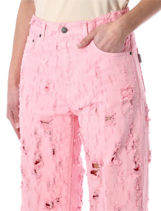 26SS 하이쿠레 스트레이트 팬츠 HEW03330GF180PXD T0568 FLAMINGO ROSE - HAIKURE