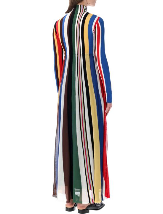 26SS 로에베 미디 원피스 S540Y15KCH 7316 RED MULTICOLOUR - LOEWE