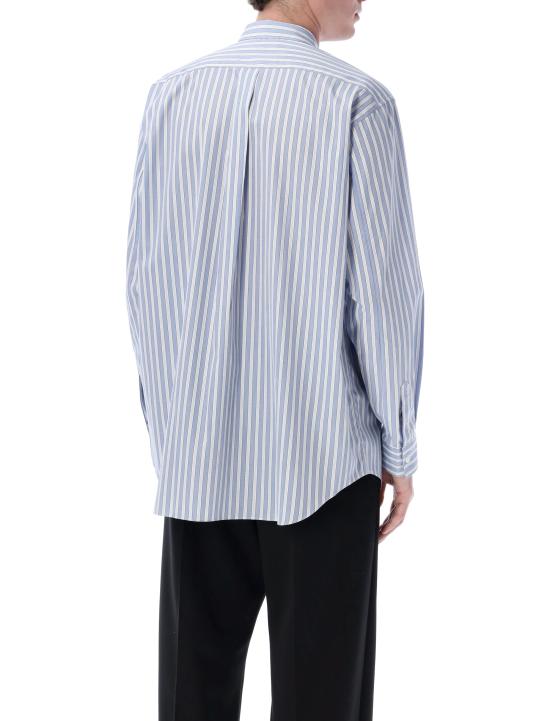 26SS 꼼데가르송 긴팔 셔츠 FZB115060 6 BLU WHITE STRIPES - COMME DES GARCONS