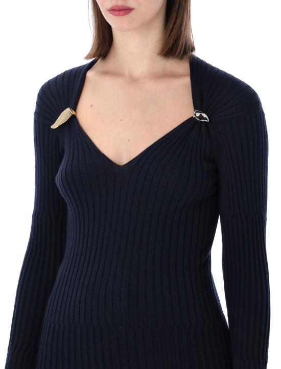 26SS 보테가베네타 스웨터 854933V2DK0 4071 NAVY BLUE - BOTTEGA VENETA