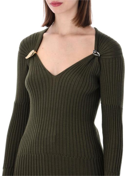 26SS 보테가베네타 스웨터 854933V2DK0 3476 GREEN - BOTTEGA VENETA