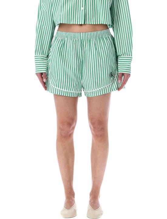 26SS 캘빈클라인 스트레이트 팬츠 LV00QS7604 4ZF GREEN WHITE STRIPE