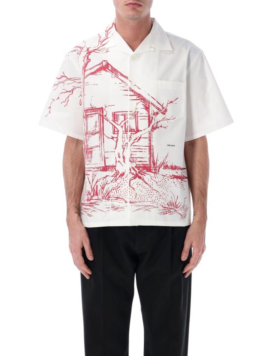 26SS 프라다 스트레이트 팬츠 UCS414184F F0011 ROSSO