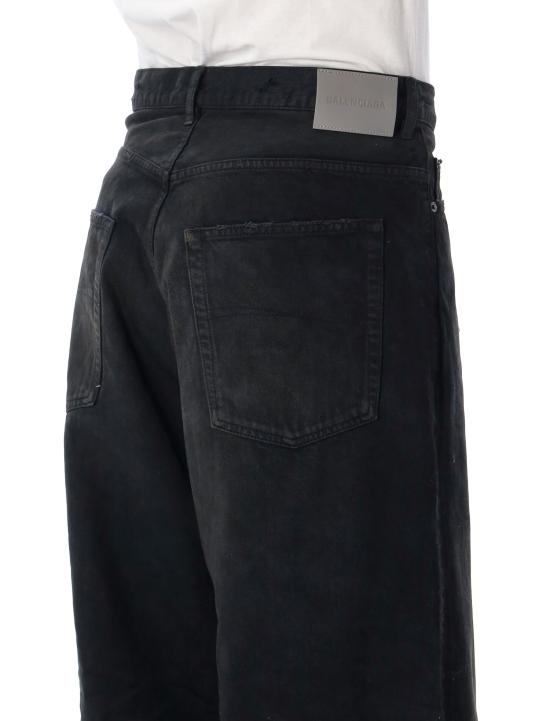 26SS 발렌시아가 스트레이트 팬츠 868319TQW56 2279 DARK BROWN BLACK - BALENCIAGA