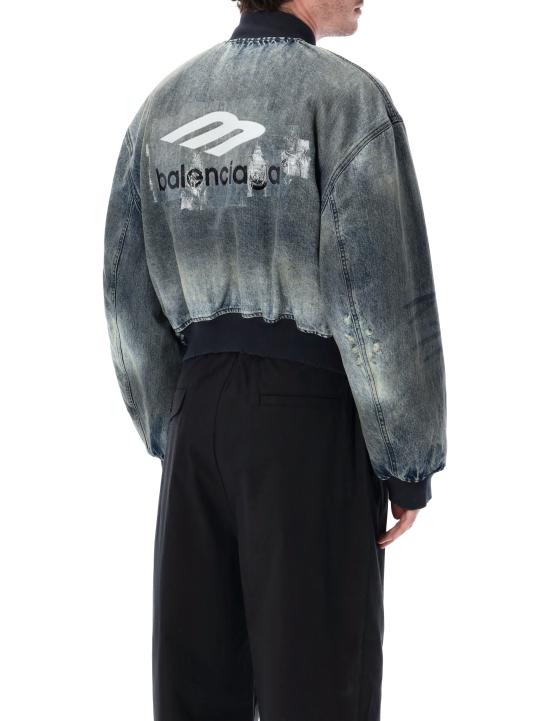 26SS 발렌시아가 자켓 850058TTW66 1505 DIRTY GREY LIGHT BL - BALENCIAGA