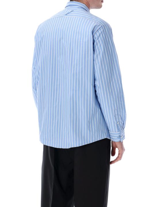 26SS 프라다 자켓 UCN672189H F0D9K LIGHT BLUE WHITE - PRADA