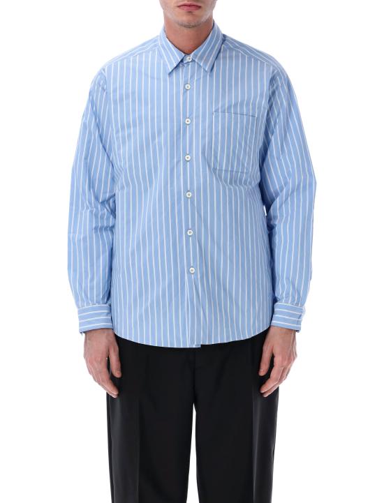 26SS 프라다 자켓 UCN672189H F0D9K LIGHT BLUE WHITE