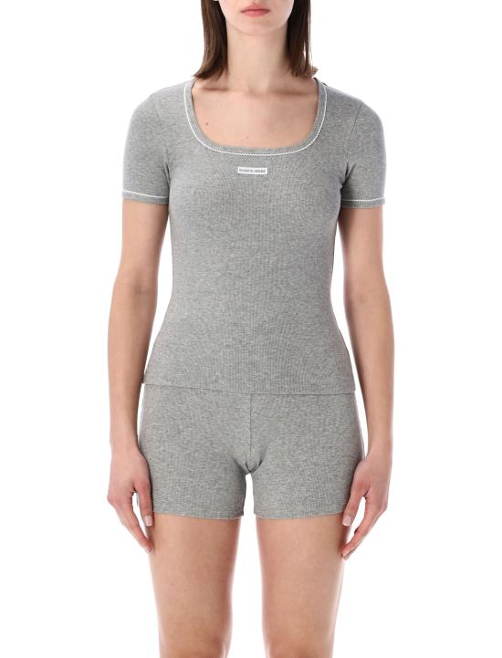 26SS 마린세르 반팔 티셔츠 WTT034ACJER0011 GR50 GREY