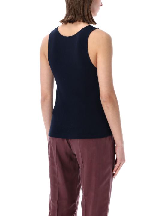 26SS 생로랑 민소매 티셔츠 842992Y37EC 4035 BLUE - SAINT LAURENT