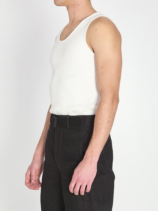 26SS 르메르 저지 탱크탑 TS0006LJ1030 WH086 MILK - LEMAIRE