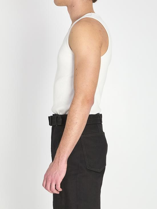 26SS 르메르 저지 탱크탑 TS0006LJ1030 WH086 MILK - LEMAIRE