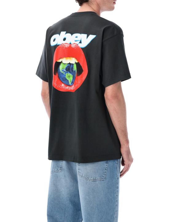 26SS 오베이 반팔 티셔츠 168024359 VB VINTAGE BLACK - OBEY