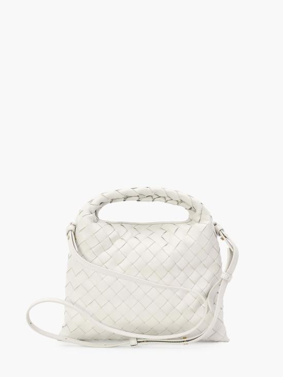 26SS 보테가베네타 미니 홉 크로스바디백 777586V3IV1 9156 WHITE - BOTTEGA VENETA