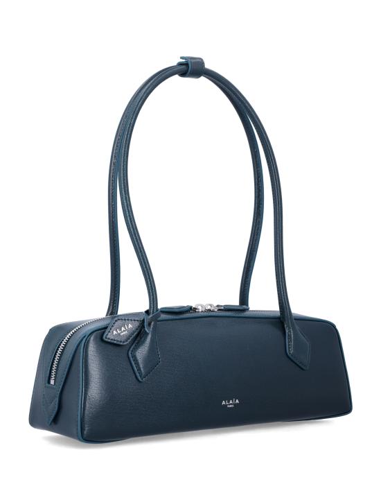 26SS 알라이아 르 테켈 미디움 레더 숄더백 AA1S06033CA212 A53 BLUE PAON - ALAIA