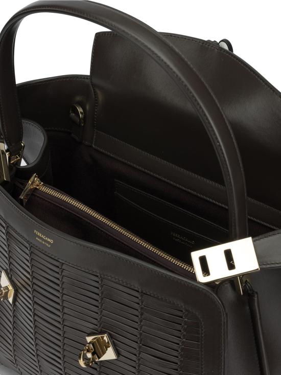 26SS 살바토레 페라가모 토트백 0792878 BROWN - SALVATORE FERRAGAMO