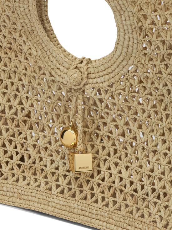 26SS 자크뮈스 스피아자 스몰 스퀘어 BAW00421AW00513NATURAL BEIGE - JACQUEMUS