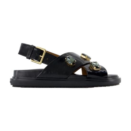 26SS 마르니 샌들 FBMS018501P771000N99 BLACK