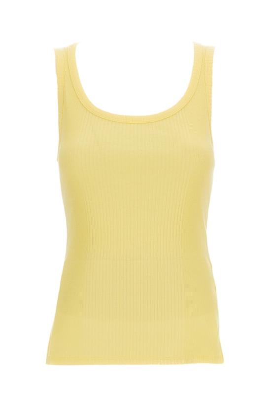 26SS 자크뮈스 민소매 티셔츠 TSW00559AJ00103210 Yellow