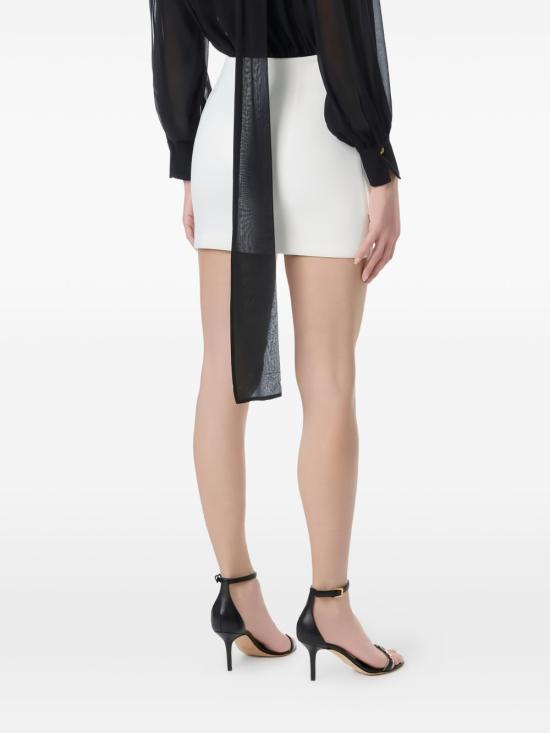 26SS 엘리자베타프랜치 숏 스커트 GO18862E2 360 Avorio - ELISABETTA FRANCHI