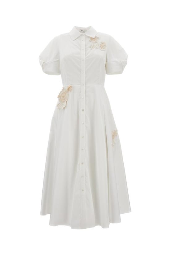 26SS 에르뎀 미디 원피스 SS26D20940039000BWHITE White